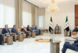 President al-Sharaa meets members of the Supreme Committee for People’s Assembly Elections