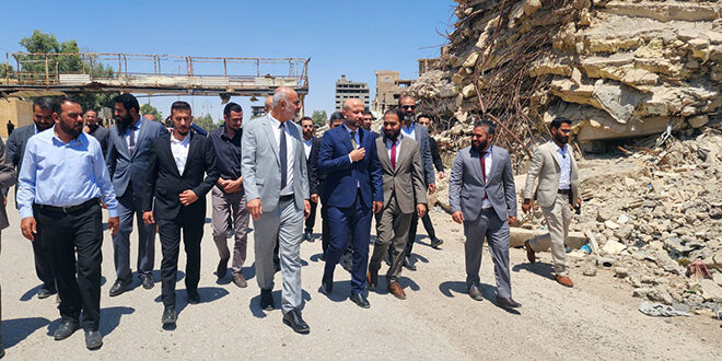 Emergency Minister discusses the service situation in Deir Ezzor province